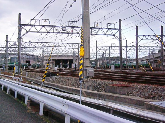 『スパイの妻』ロケ地・撮影場所①:神戸市営地下鉄名谷車輌基地の画像3