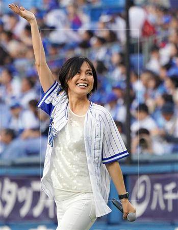 相川七瀬の若い頃⑪:2019年横浜ベイスターズの始球式に登場(画像1)