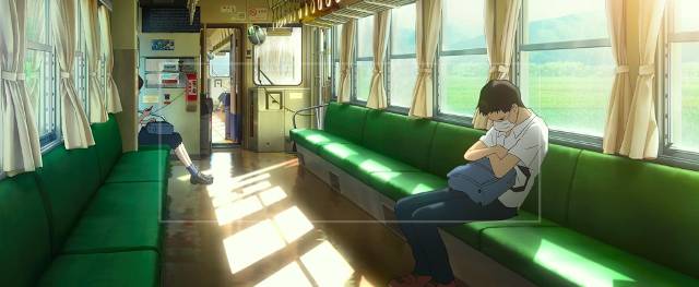 竜とそばかすの姫の舞台・ロケ地④：電車内のモデルとなったのは『JR土讃線』（画像1）
