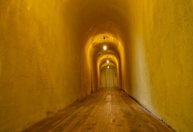 トンネルのモデル②：四万温泉・積善館のトンネル
